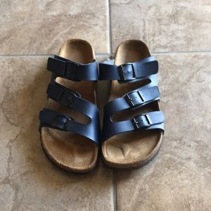 BIRKENSTOCK BETULA SANDAL NAVY SIZE 38